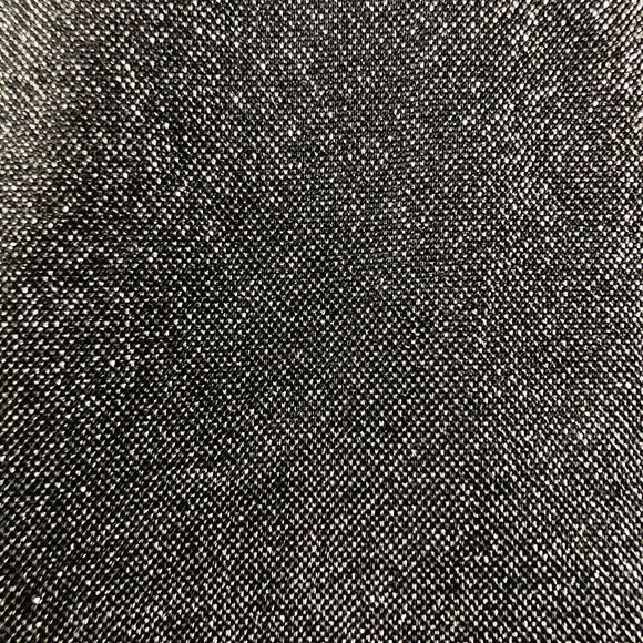 TRADITION Dark silver grey metallic faux twin set top ~ MEDIUM LARGE "cardigan" - Picture 4 of 14